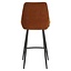 Barhocker Lynn Samt ocker 71 cm