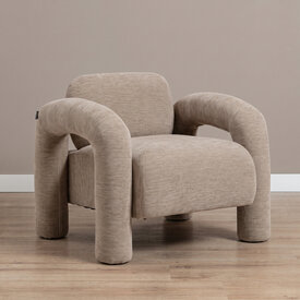 Sessel Tess Samt beige