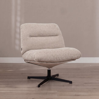 Sessel Sara drehbar Samt beige