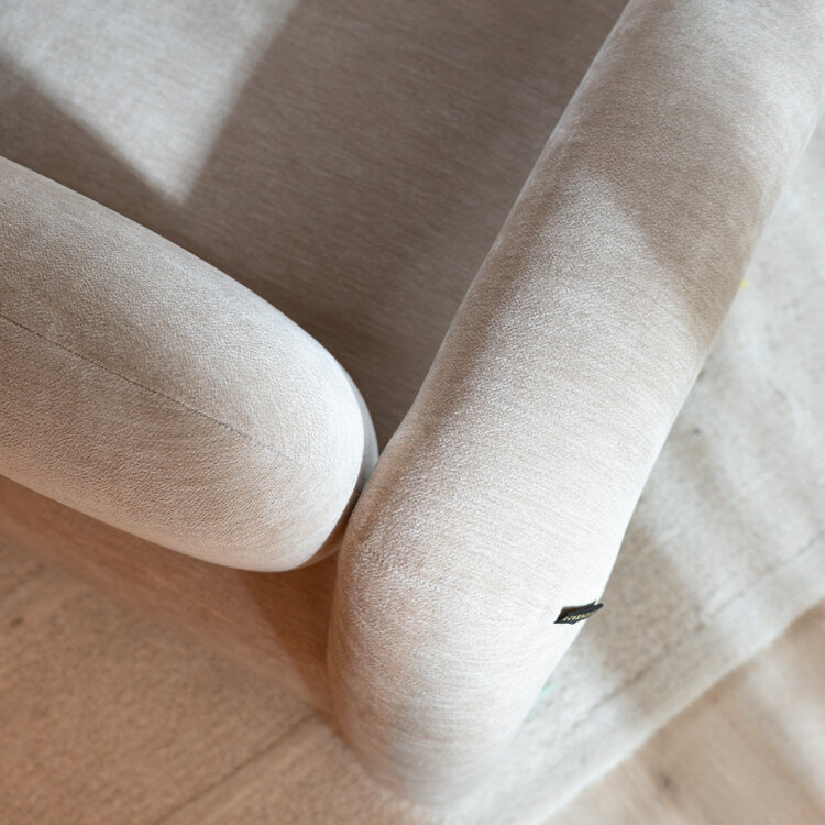 Sessel Tess Samt beige