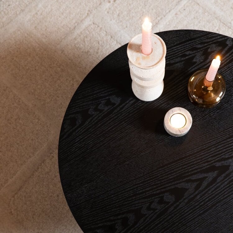 Couchtisch Aya ø68 cm schwarz