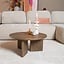 Couchtisch Aya ø68 cm Eiche dunkel