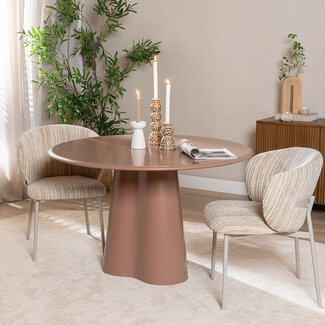 Esstisch Orion ø 120 cm Mocha Mousse