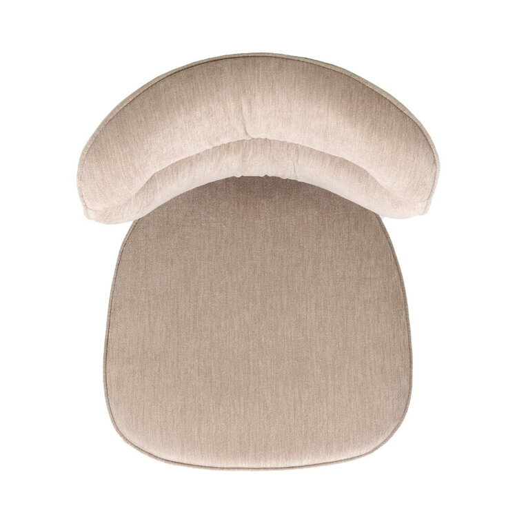 Esszimmerstuhl Rosa Samt beige