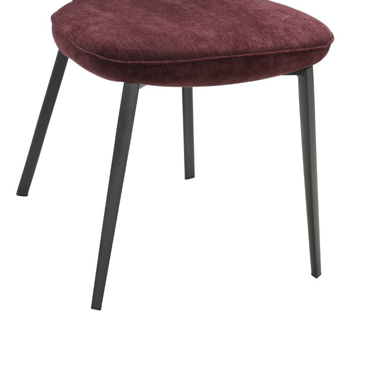 Esszimmerstuhl Rosa Samt lila