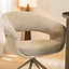 Esszimmerstuhl Suzie drehbar Samt beige