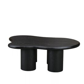 Couchtisch Alma organisch Eiche schwarz