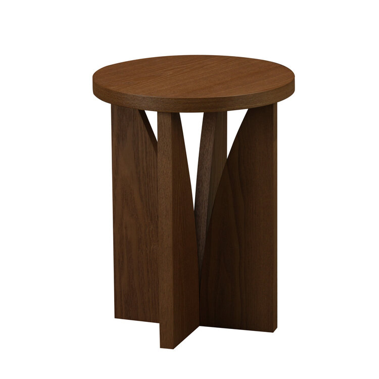 Beistelltisch Miami ø35 cm Eiche dunkel