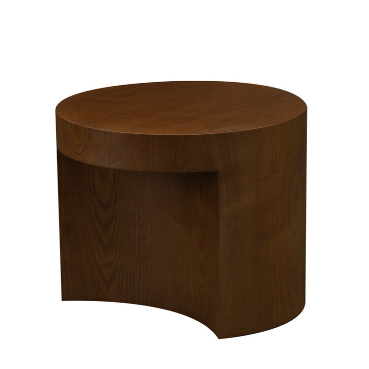 Couchtisch Set Ontario Ø55 / Ø80 cm Eiche dunkel