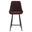 Barhocker Lynn Samt lila 71 cm