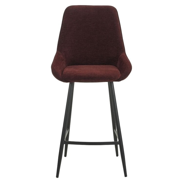 Barhocker Lynn Samt lila 71 cm