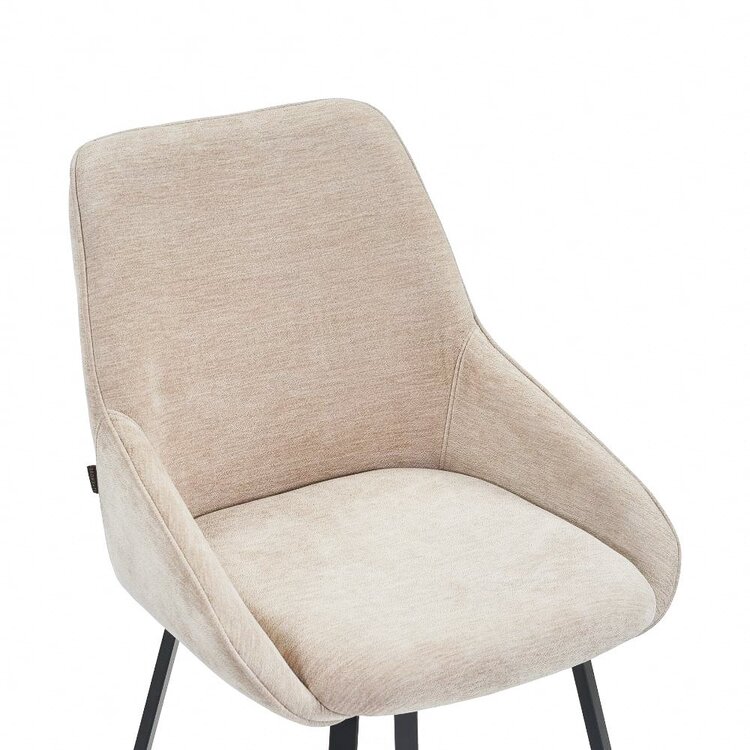 Esszimmerstuhl Lynn Samt beige