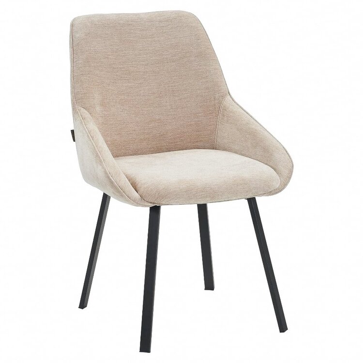 Esszimmerstuhl Lynn Samt beige