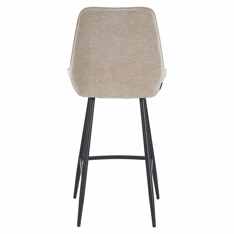 Barhocker Lynn Samt beige 71 cm