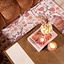 Couchtisch Java 70x70 cm Eiche dunkel