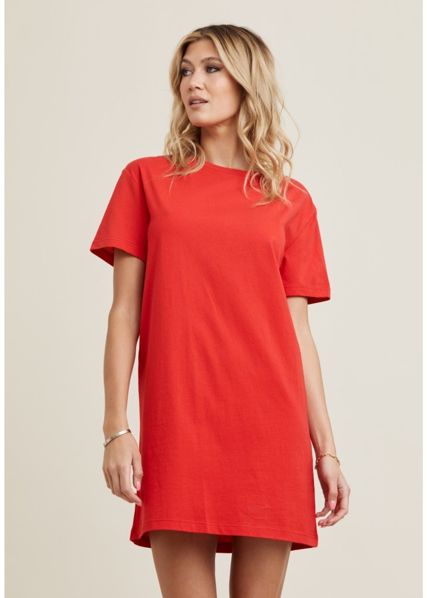 Rutandcircle Red shirt dress