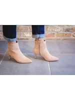 Beige classy boots