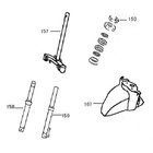 AGM VX50 Schokdemper voorzijde links ZILVER 159