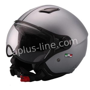 A-Merk helm vito jet moda mat grijs