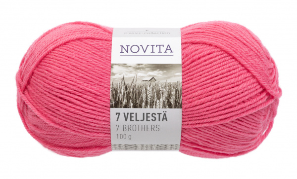 Novita  7 Veljestä - 514 - wild rose