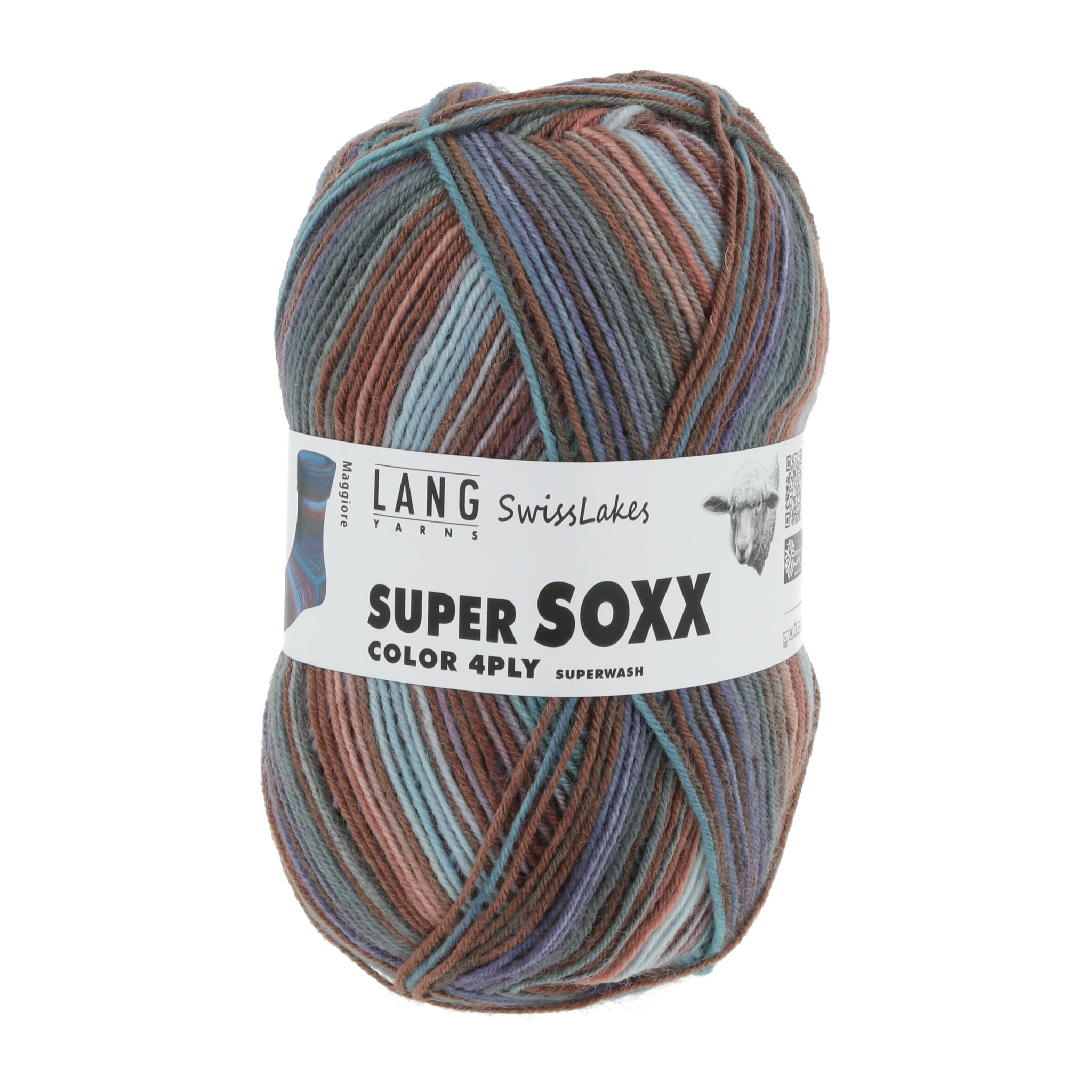 Lang Yarns Super Soxxcolor - 357 - Maggiore