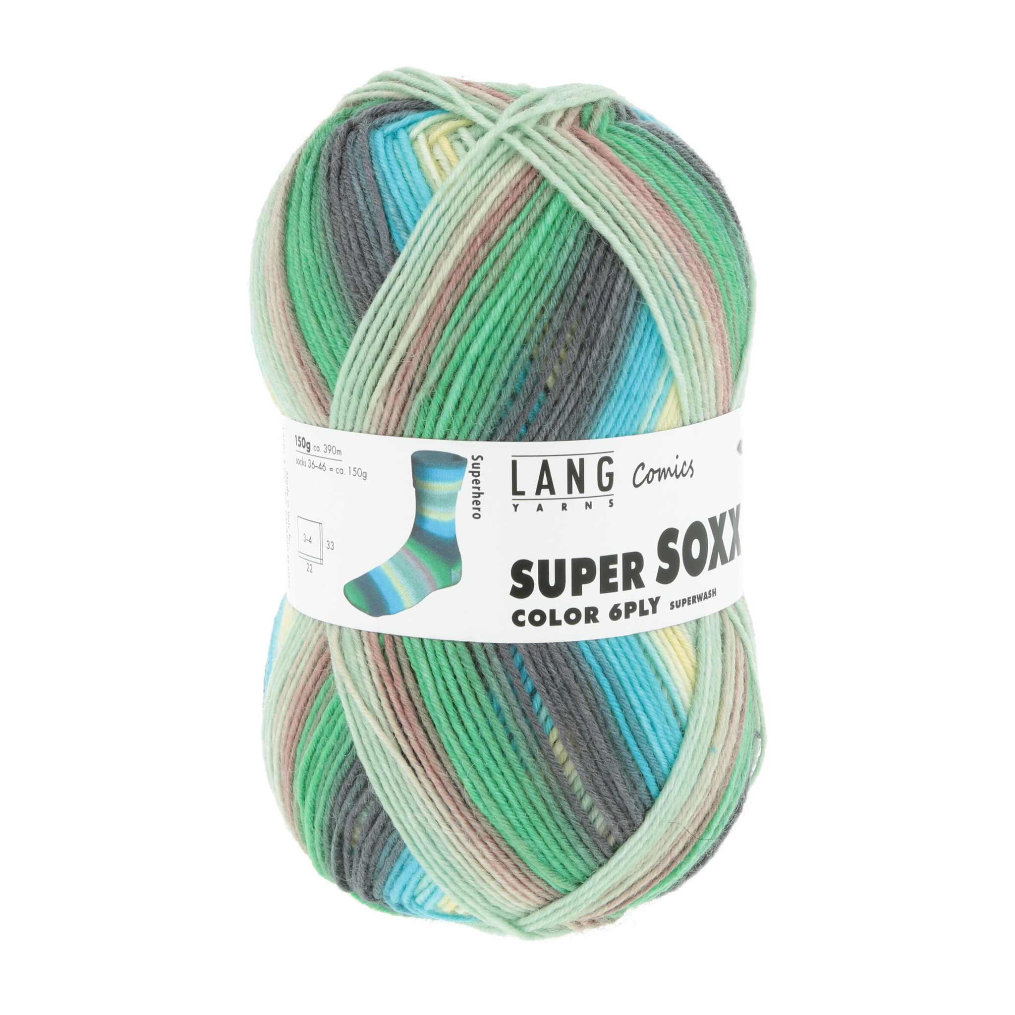 Lang Yarns Super Soxx 6dr. - Nr. 369