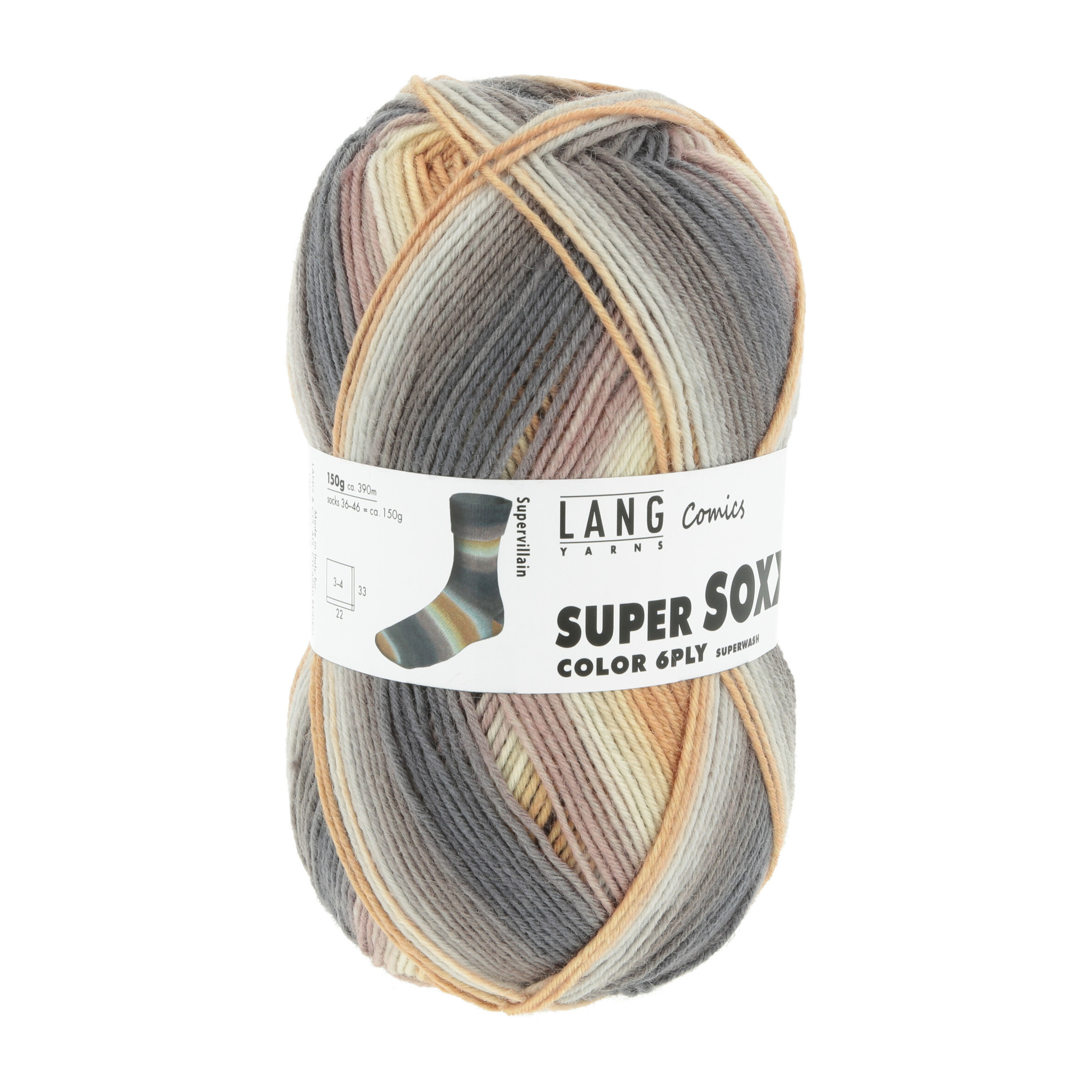 Lang Yarns Super Soxx 6dr. - Nr. 373