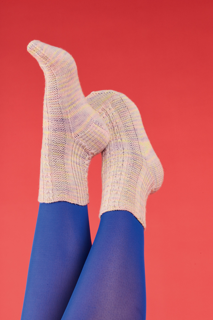 pompom quarterly Ready set socks