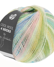 Meilenweit Cool Wool 4 socks print - 7756