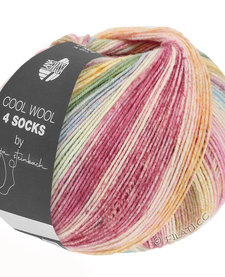 Meilenweit Cool Wool 4 socks print - 7757