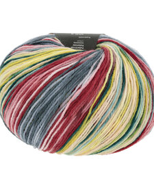 Wool Addicts - Move - 004 -  grijs/rood/geel