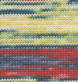 Lang Yarns Wool Addicts - Move - 004 - n grijs/rood/geel