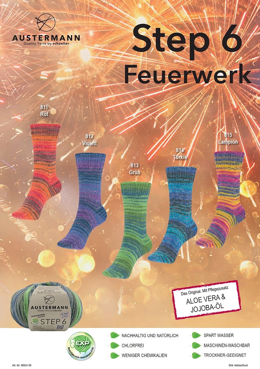 Austermann Step 6 Feuerwerk - Nr. 815 - multi