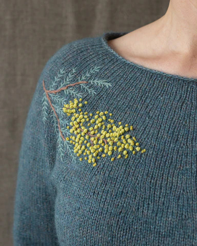 Laine Embroidery on Knits - Judit Gummlich