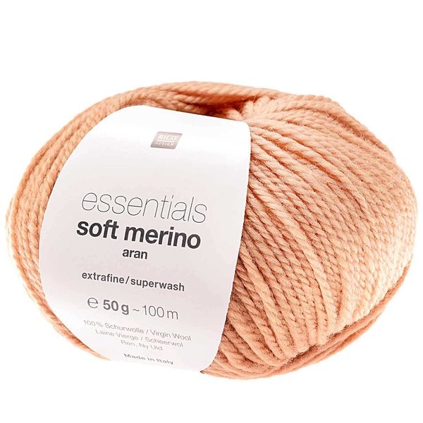 Rico Soft merino aran - Nr. 35 - peach