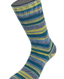 Meilenweit Soft Merino Extrafine - 4464 - blauw/geel