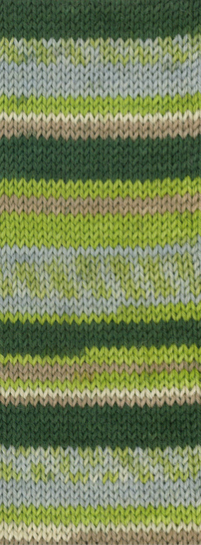 Lana Grossa Meilenweit Soft Merino Extrafine - 4466 - groen/grijs