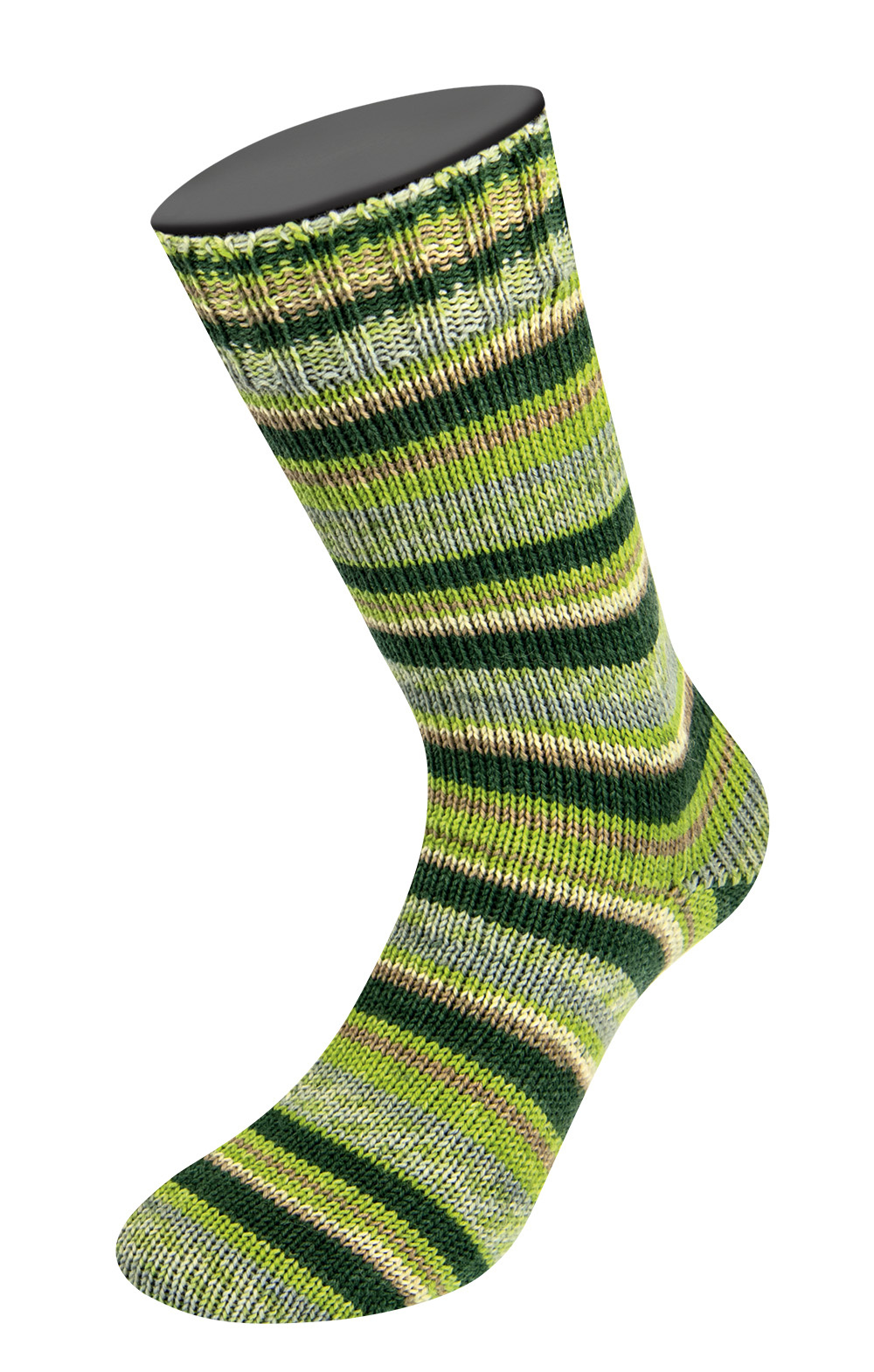 Lana Grossa Meilenweit Soft Merino Extrafine - 4466 - groen/grijs