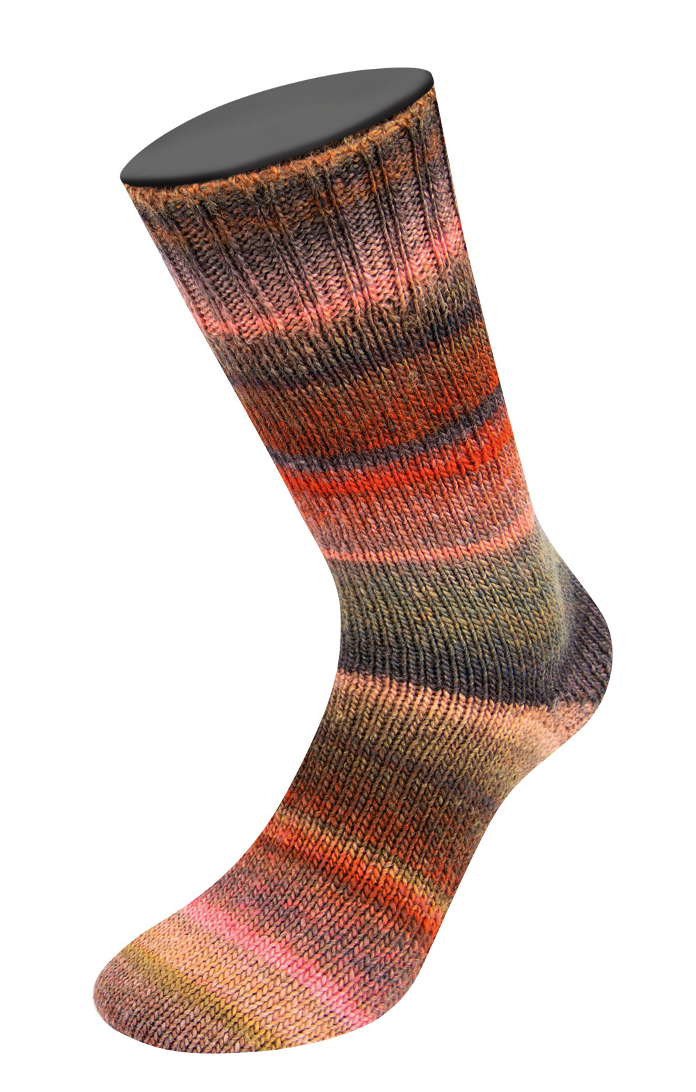 Lana Grossa Meilenweit Rainbow - 6404- grijs/bruin