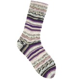 Rico design Socks Neon Fair Isle - 001- Berries