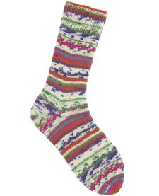 Socks Neon Fair Isle - 002 - Ethno