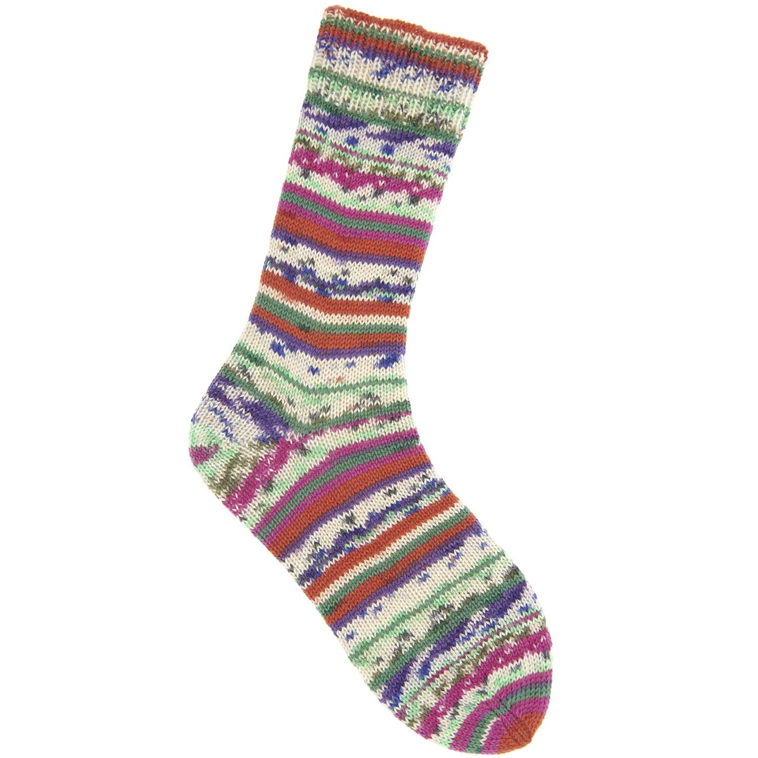 Rico design Socks Neon Fair Isle - 002 - Ethno