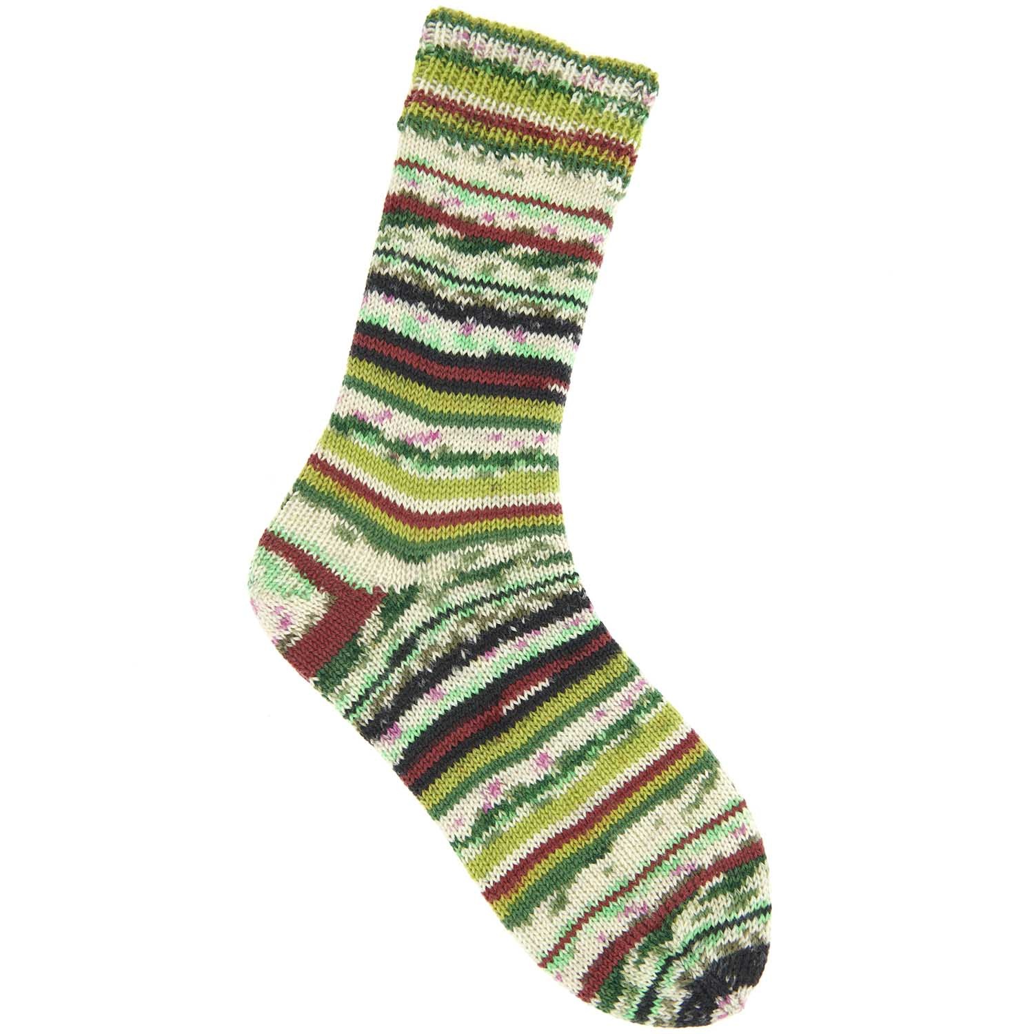 Rico design Socks Neon Fair Isle - 004 - Forrest