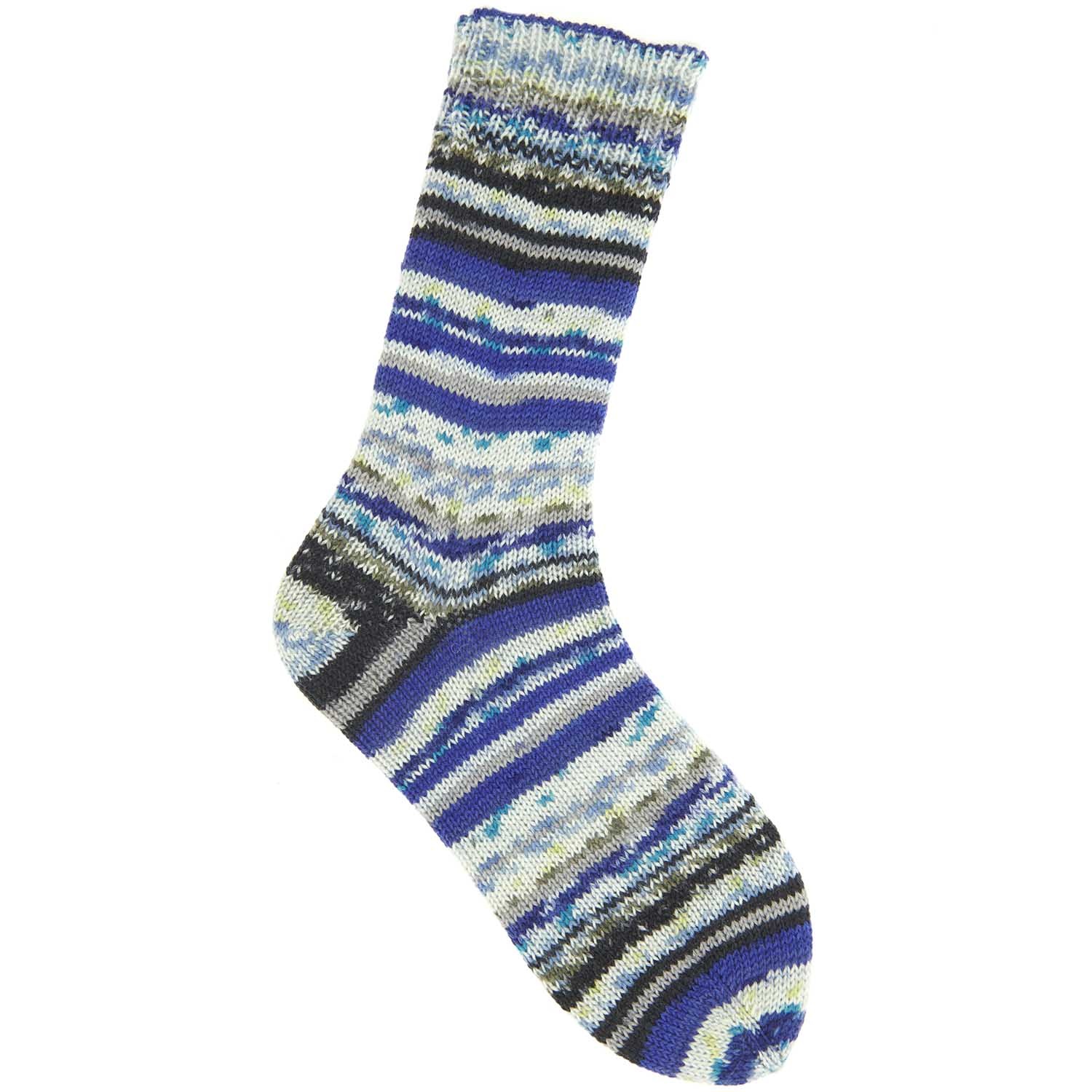 Rico design Socks Neon Fair Isle - 005 - Aqua