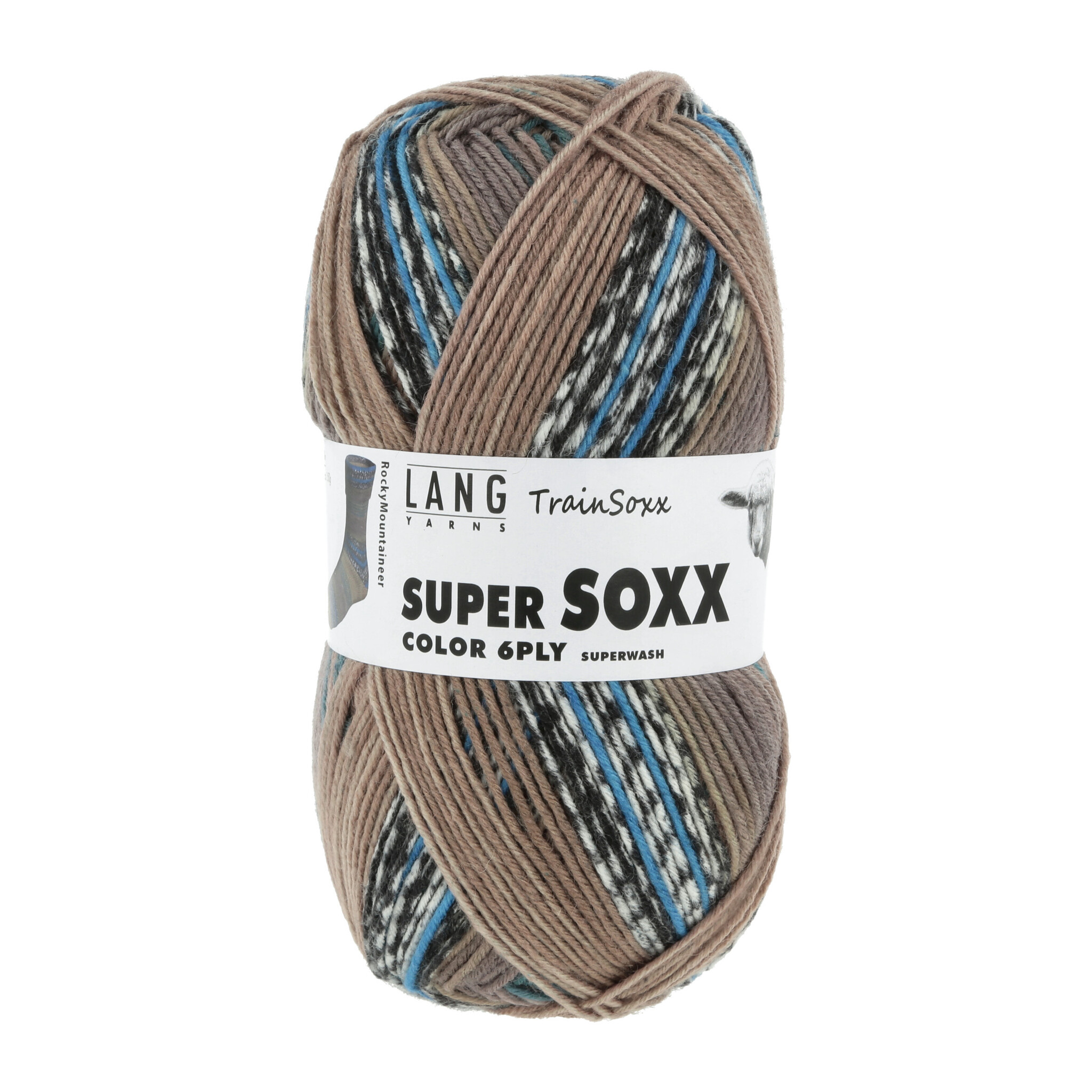 Lang Yarns Super Soxx 6dr. - Nr. 488