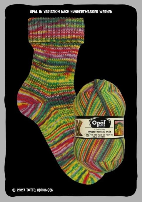 Opal Hundertwasser 4056 – The rain falls far from us falls the rain