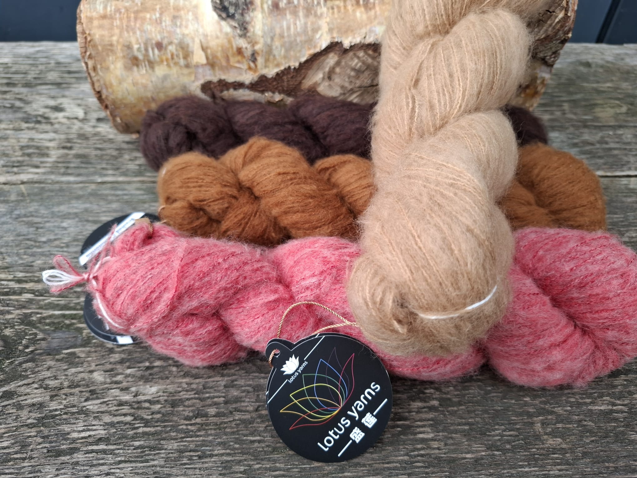 Lotus Yarns Brushed Cashmerino - 12 - Coral