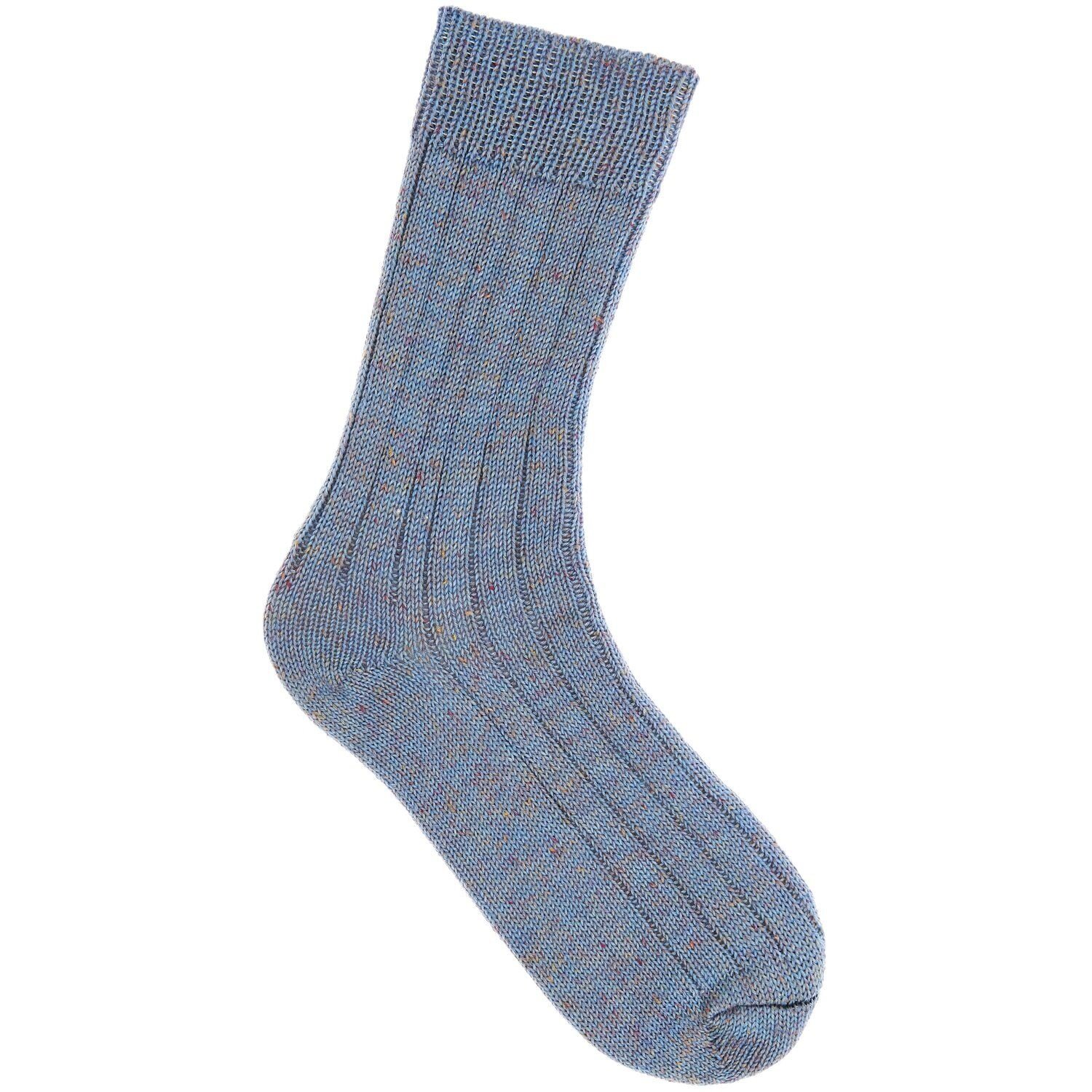 Rico Rico - Socks Linen Tweed - 05 - blauw
