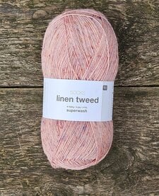 Rico - Socks Linen Tweed - 02 - rosa