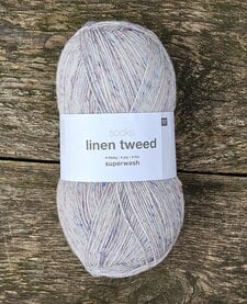 Rico - Socks Linen Tweed - 04 - violet